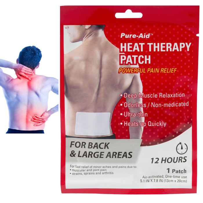 10 Pc Heat Therapy Patches Warm Pads Back Shoulder Muscle Joint Pain Relief 20cm