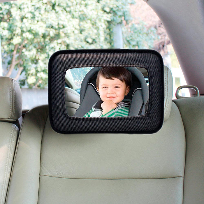 Baby Car Mirror Infant Rear Facing Seat Wide Clear View Shatterproof Adjustable
