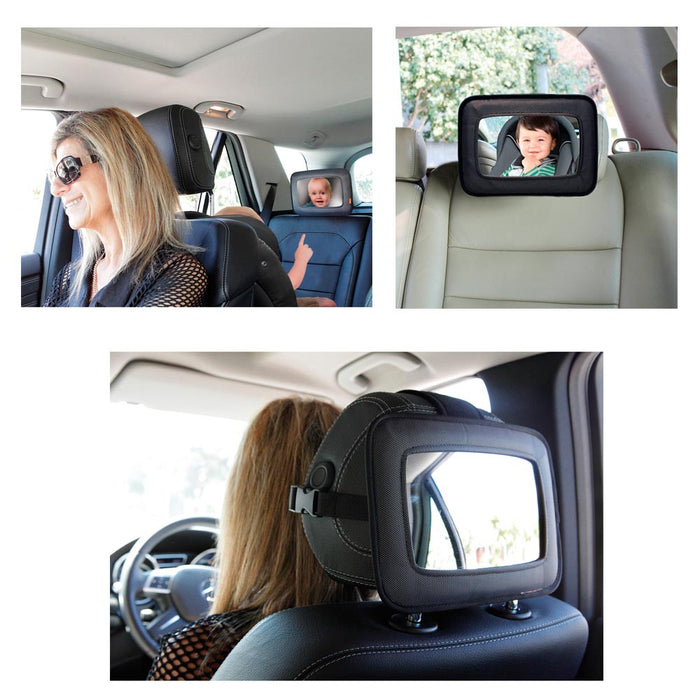 Baby Car Mirror Infant Rear Facing Seat Wide Clear View Adjustable Sha —  AllTopBargains