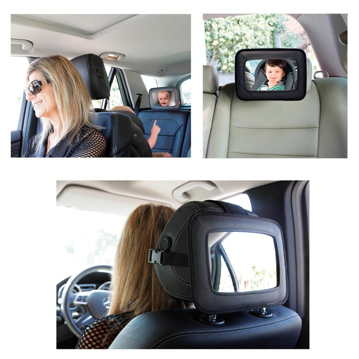 Baby Car Mirror Infant Rear Facing Seat Wide Clear View Adjustable Shatterproof