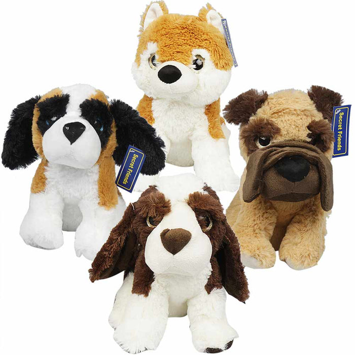 1 Soft Plush Puppies 12" Stuffed Animal Puppy Cozy Bedtime Toy Cute Kids Gift