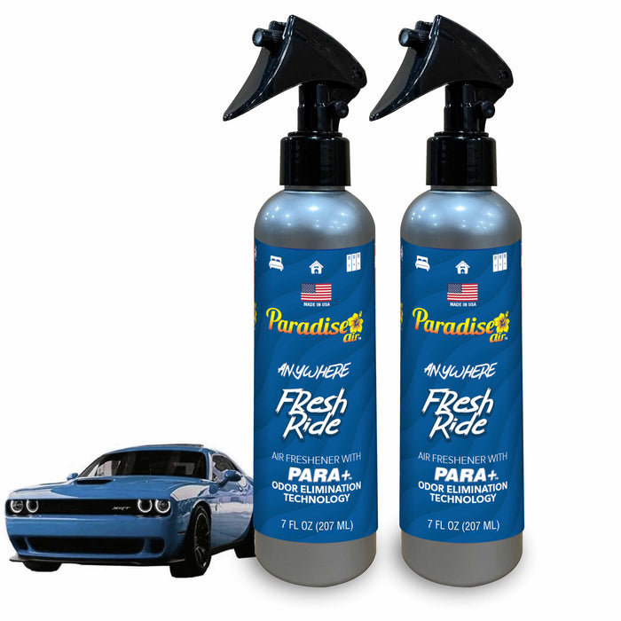 2 Paradise Air Freshener Spray Odor Eliminator Fragrance Aroma Scent Fresh Ride