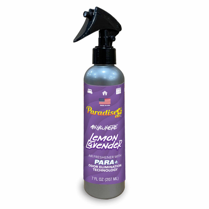 2 Pc Paradise Air Freshener Spray Odor Eliminator Fragrance Scent Lemon Lavender