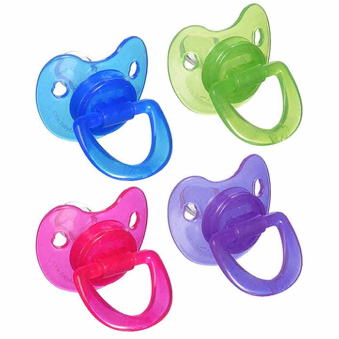 4 Pk Baby Pacifier BPA-Free 0+ Months Infant Newborn Orthodontic Silicone Nipple