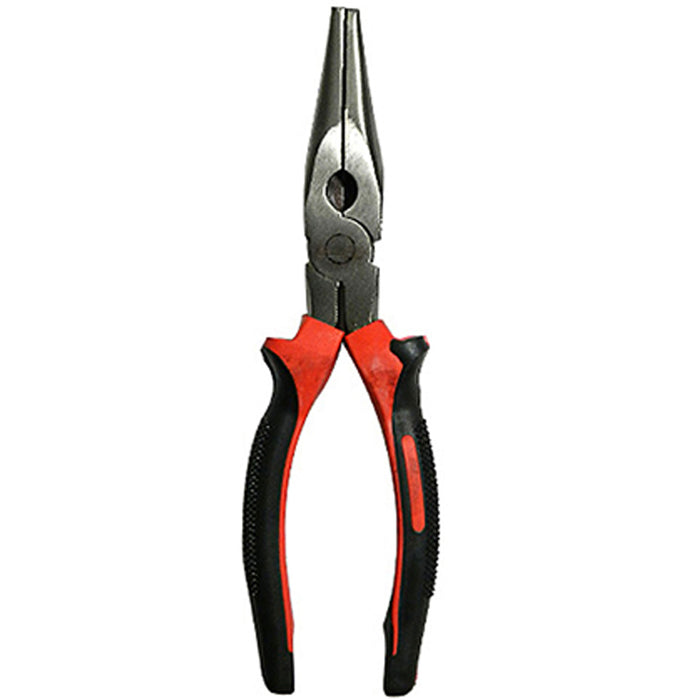 1 Long Nose Pliers 8" Heavy Duty Comfort Grip Premium Quality Wire Stripper Tool