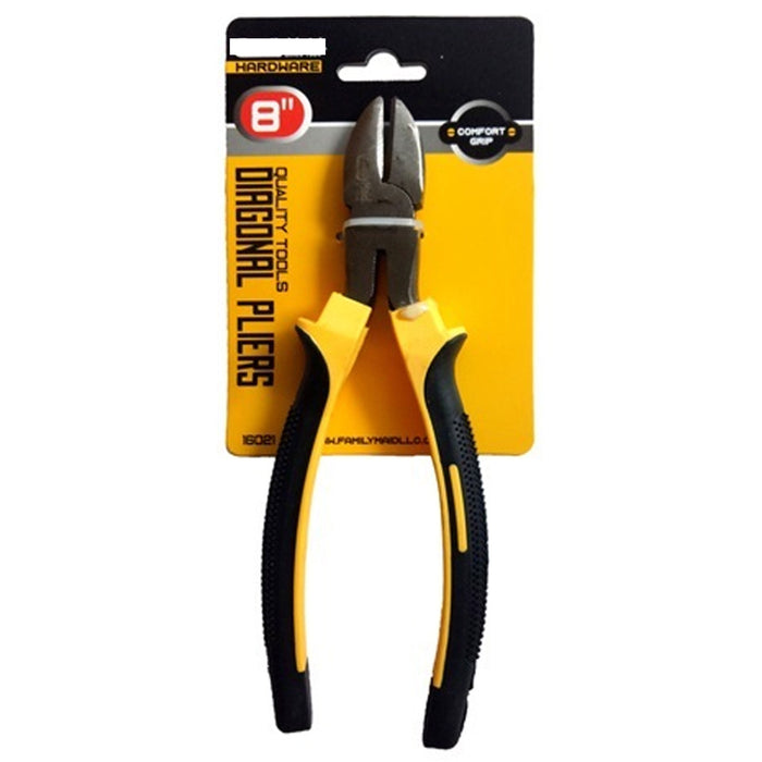 1 Heavy Duty Diagonal Pliers 8" Comfort Grip Premium Quality Wire Stripper Tool