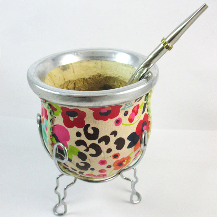 Mate Gourd Cup Bombilla Straw Argentina Weight Loss Detox Diet Tea Drink 32418 !