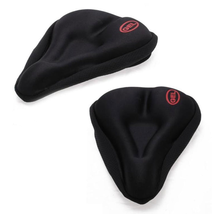 1 Gel Bike Seat Cover Padded Comfortable Bicycle Ride Soft Cushion Saddle
