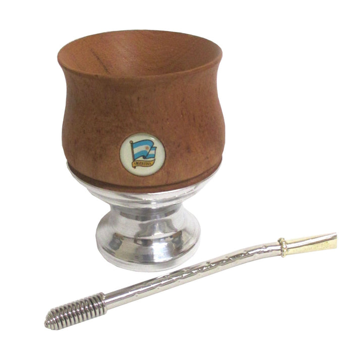 New Argentina Mate Gourd Yerba Tea With Straw Bombilla Set Detox Drink Kit 8426