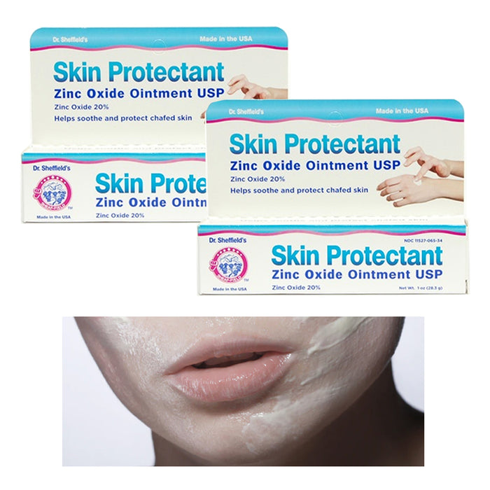 2 Zinc Cream Ointment Problem Skin Protectant Rash Itchiness Salve Relief Burns