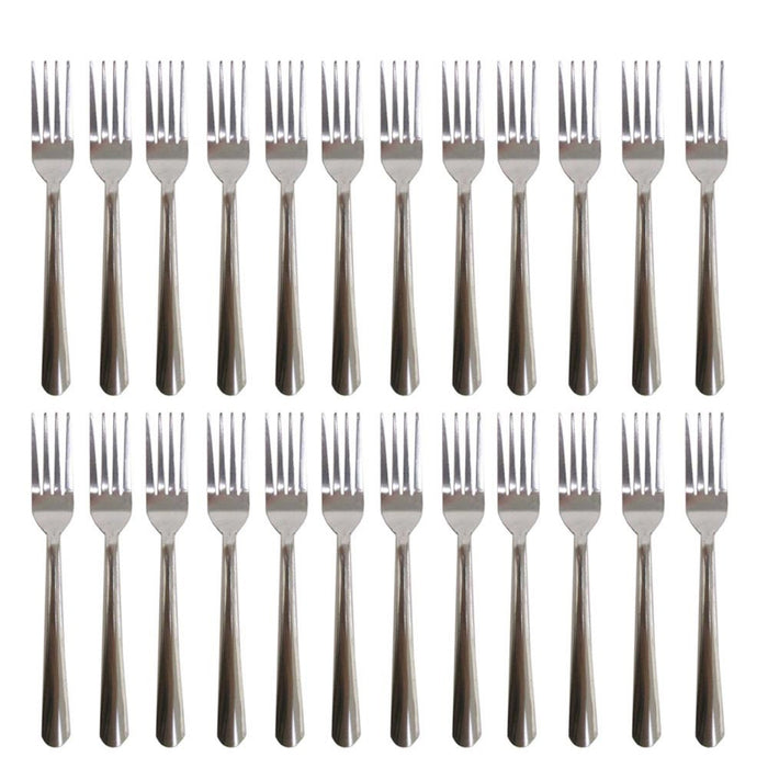 36 Heavy Duty Dinner Forks 18/0 Stainless Steel Silverware Windsor Flatware 7"