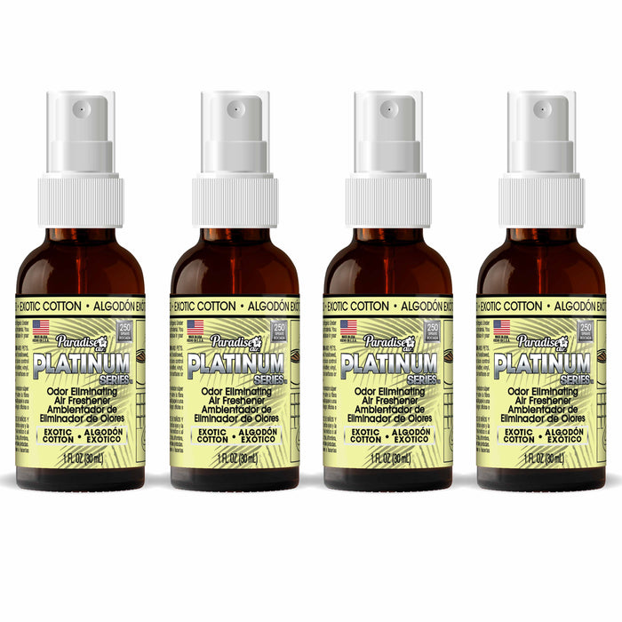 4 Fresh Cotton Aroma Odor Eliminator Spray Concentrated Oil Base Bath Car Room
