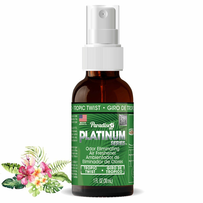1 Paradise Platinum Air Freshener Spray Odor Eliminator Fragrance Scent Tropic