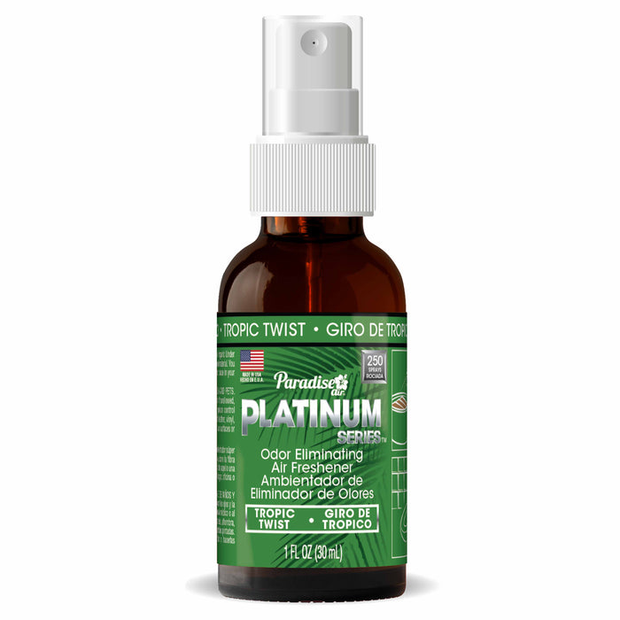 1 Paradise Platinum Air Freshener Spray Odor Eliminator Fragrance Scent Tropic