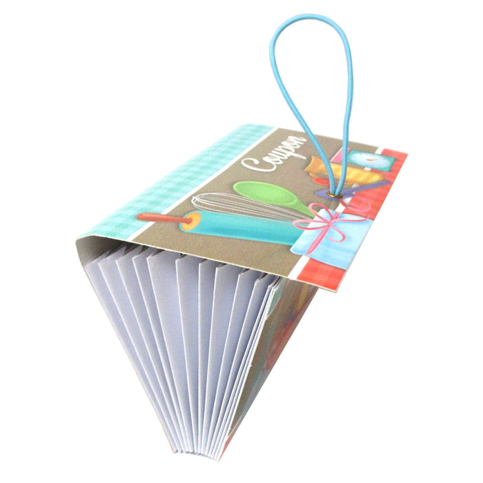 4 Pk 12 Pocket Coupon Organizer Holder Expanding File Wallet Purse Carrier 7"x4"