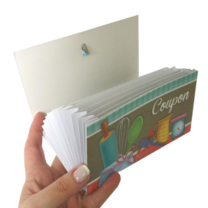 4 Pk 12 Pocket Coupon Organizer Holder Expanding File Wallet Purse Carrier 7"x4"