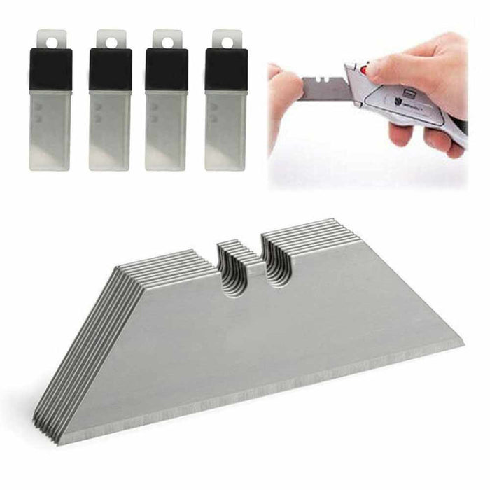 40 Pc Utility Knife Blades Replacement Refills Standard Razor Box Cutter Tool