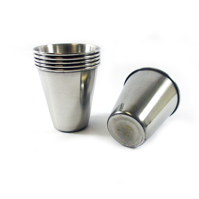12 Pc Stainless Steel Shot Glass Set 2 Oz Cup Bar Drinking Shots Party Bartender