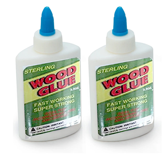 2 Pc Wood Glue Super Strong Carpenter Repair Adhesive Bond Fast Dry Transparent