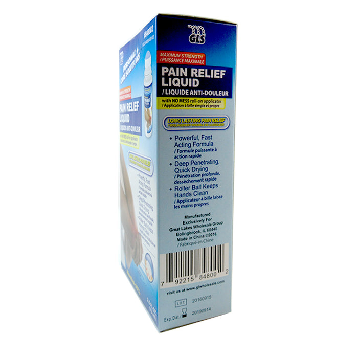 2 Soothing Pain Relief Roll On Liquid Maximum Strength 2.5 Oz (EXP Date 9/2019)