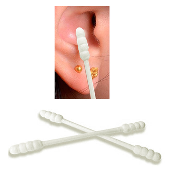 300ct Cotton Swabs Double Grooved Tipped Applicator Q Tip Safety Ear Wax Remover