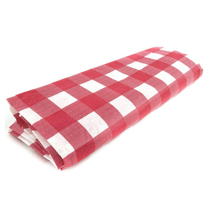 2 Pc Reusable Checkered Tablecloth Vinyl Picnic Party Table Cover Gingham Cloth