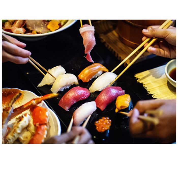 30 Pair Chopsticks Bamboo Wood Plain Set Japanese Chinese Food Eat Wooden 8"