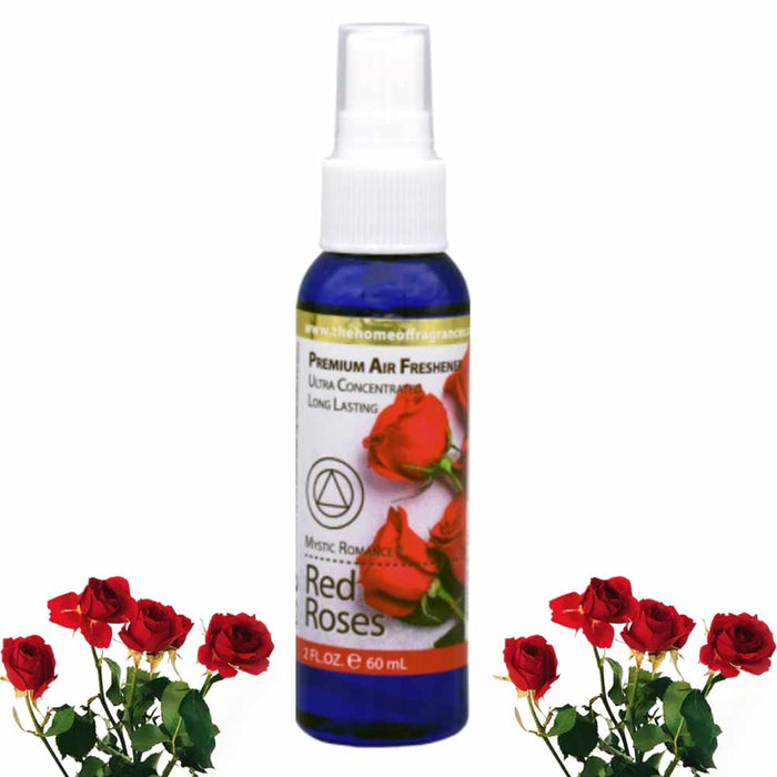Red Rose Air freshener Odor Eliminator Spray Fresh Clean Home Car Office 2oz