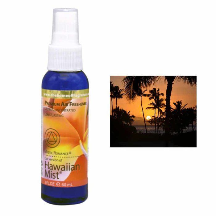 2 Pack Hawaiian Mist Air Freshener Odor Eliminator Spray Scent Fresh Clean Home