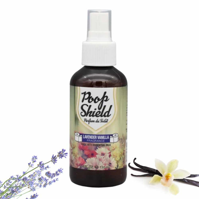 3 Poop Toilet Spray Before Bathroom Lavender Vanilla Scent Odor Eliminator 4.4oz