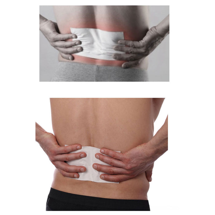 10PC Cold Hot Medicated Patches Extra Strength Pain Relief Therapy Back Muscle L
