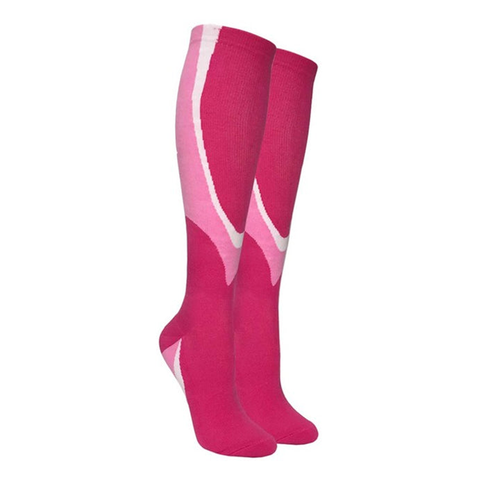 3pair Compression Socks Men Women Circulation 8-15mmHg Medical Nurse Run Pink SM