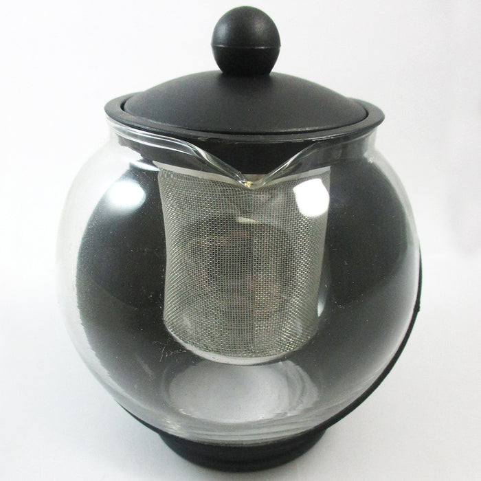 1 Pc Glass Tea Kettle Pot Thermo Teapot Filter Brewer Steep Infuser Coffee 25 Oz