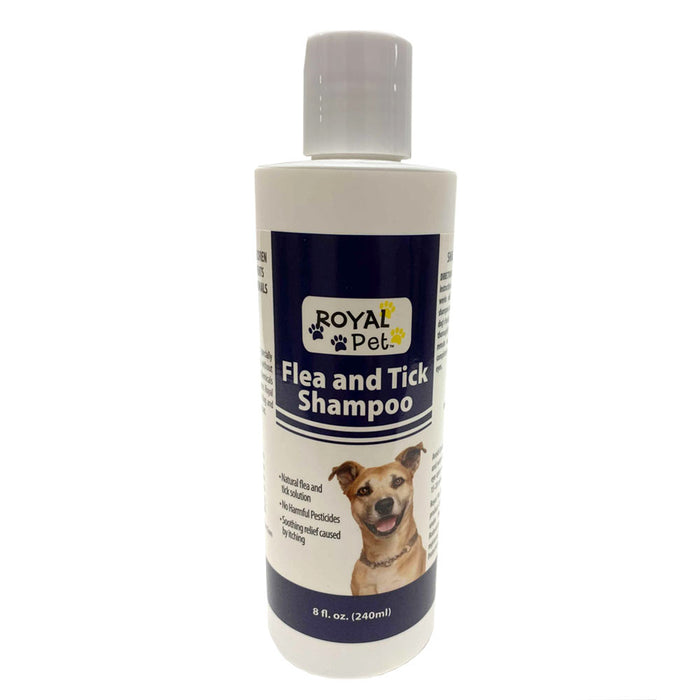 1 Pet Natural Flea Tick Hair Shampoo 8 oz Bottle Dogs Bath Grooming Shower Clean