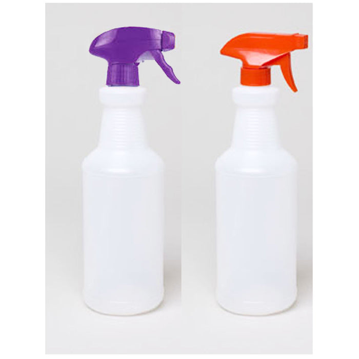2 Pack Plastic Trigger Spray Bottle 32 oz Heavy Duty Chemical Resistant Sprayer