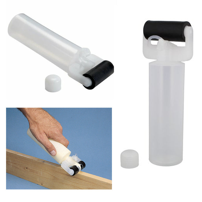 2 Glue Roller Bottle Applicator 8 Oz 2-1/2" Wide Roller Reusable Paste Dispenser