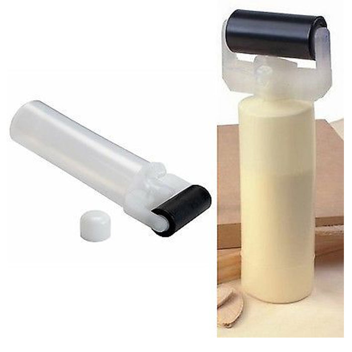 2 Glue Roller Bottle Applicator 8 Oz 2-1/2" Wide Roller Reusable Paste Dispenser