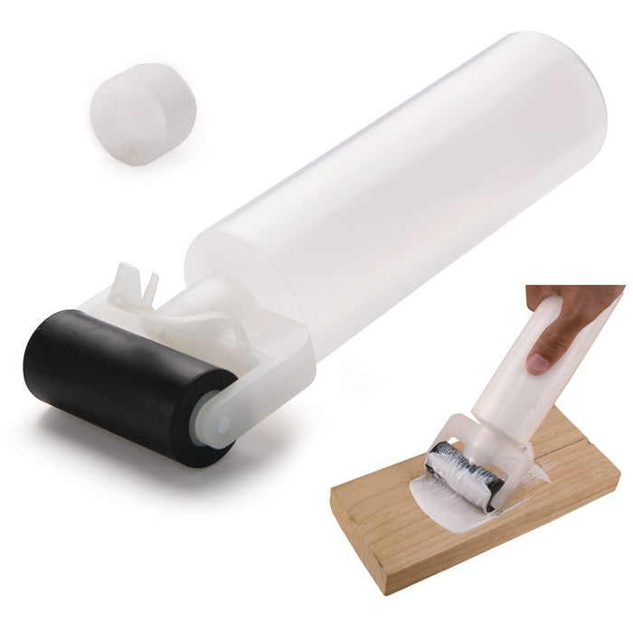 2 Glue Roller Bottle Applicator 8 Oz 2-1/2" Wide Roller Reusable Paste Dispenser