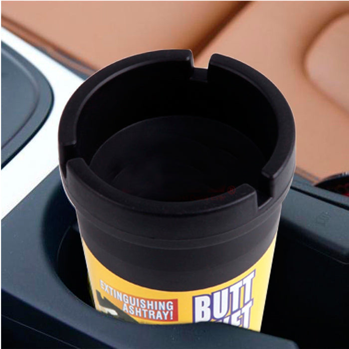 2 Jumbo Butt Bucket Ashtray Cigarette Extinguishing Car Cup Ash Holder Portable
