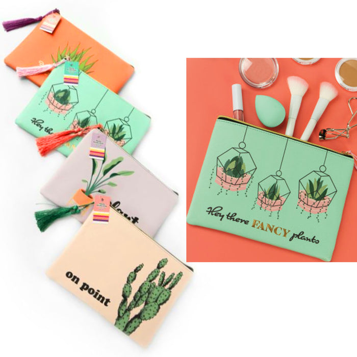 2 Pc Makeup Cosmetic Bag Set Case Toiletry Beauty Organizer Zipper Holder Pouch