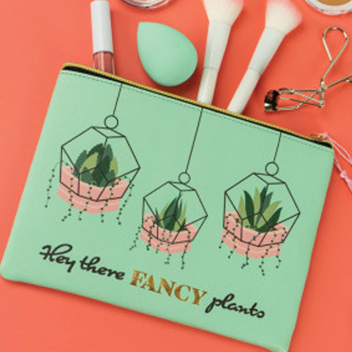 2 Pc Makeup Cosmetic Bag Set Case Toiletry Beauty Organizer Zipper Holder Pouch