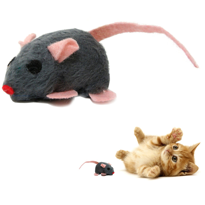 6 Cat Toy Furry Mice Catnip Rattle Mouse Scratch Chew Teeth Grinding Pet Play
