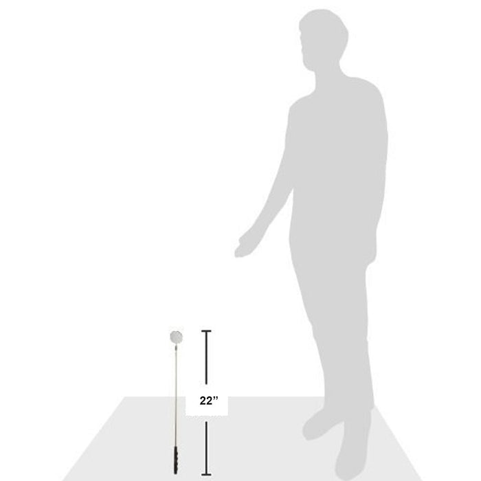 3 Pack Round Telescoping Inspection 2 Mirror Extends 22 Cushion Grip Handle New