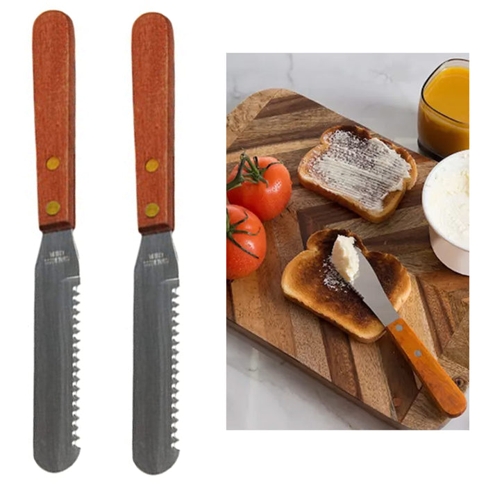 2 Butter Spread Jam Knife Cut Kitchen Spreader Mermaid Rainbow Cutlery Stainless