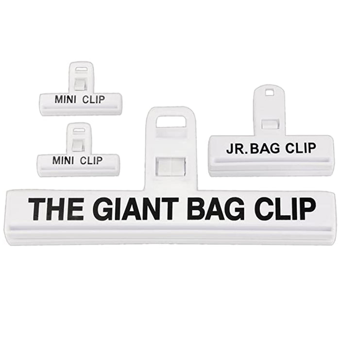 4 Pc Food Storage Chip Bag Clips Magnetic Multi Purpose Mini Clip Sealing Holder