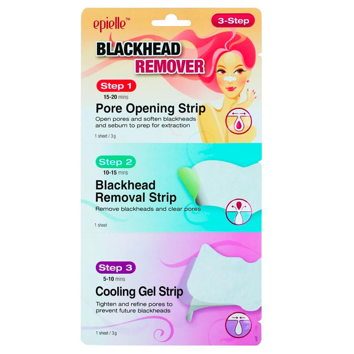 6Pk Blackhead Black Head Remover Pore Deep Cleansing Strip Mask Face Nose Acne