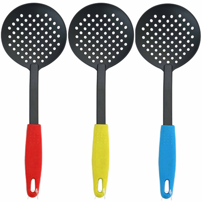 2pc Slotted Serving Spoon Cooking Utensil Kitchen Tool Perforated Skimmer Ladle