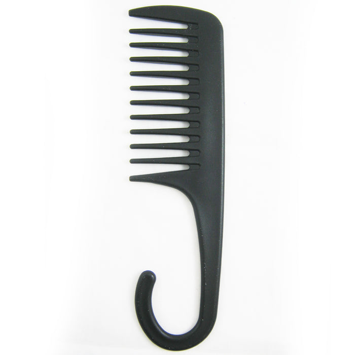 1 X Shower Comb Hair Wide Tooth Dry Wet Gently Detangles Thick Long Detangling