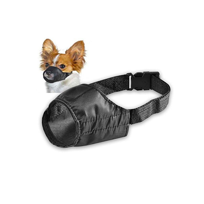2 Small Pet Dog Mouth Muzzle Grooming Mask Nylon No Bark Bite Chewing Adjustable