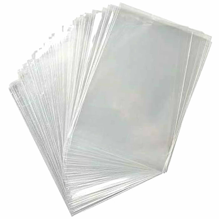 100 Pc Clear Cello Treat Bags Poly Baggies Candy Gift Loot Favor 1.5 mil 3"X5.5"